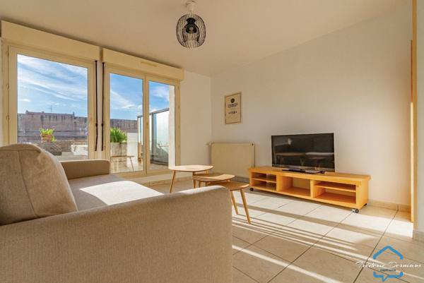 Dpt Côte d'Or (21), à louer DIJON appartement T2 meublé de 38,51 m² - parking