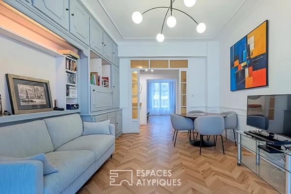 Appartement de 4 pièces traversant avec terrasse sur la Rue de France