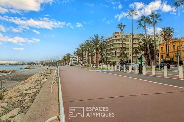 Appartement de 4 pièces traversant avec terrasse sur la Rue de France