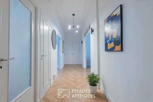 Appartement de 4 pièces traversant avec terrasse sur la Rue de France