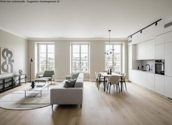 Brive hyper centre : Appartement T3 de standing au 4ème étage avec ascenseur -