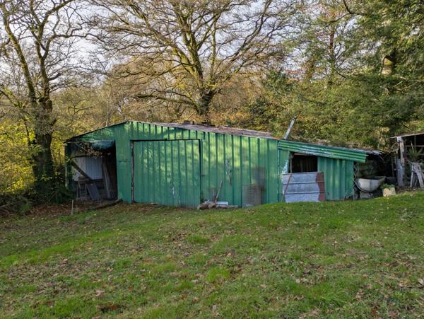 LANGOELAN MAISON NÉO BRETONNE DE 6 PIÈCES D' ENVIRON 135 M² VIE DE PLAIN PIED PARCELLE DE 1 HECTARE 3 ARES AVEC ÉTANG ET HANGAR.