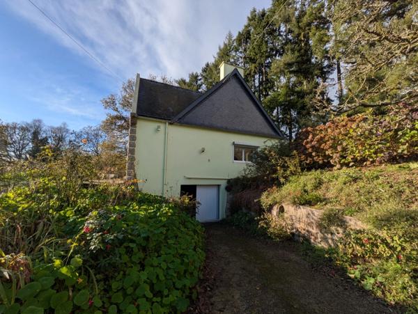 LANGOELAN MAISON NÉO BRETONNE DE 6 PIÈCES D' ENVIRON 135 M² VIE DE PLAIN PIED PARCELLE DE 1 HECTARE 3 ARES AVEC ÉTANG ET HANGAR.