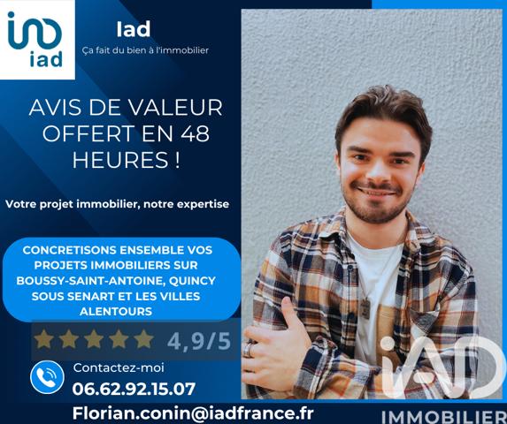 Appartement à vendre 3 pièces 63 m² Boussy-Saint-Antoine