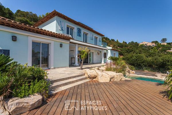 Propriété vue mer avec piscine