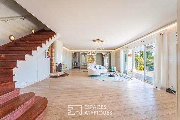 Propriété vue mer avec piscine