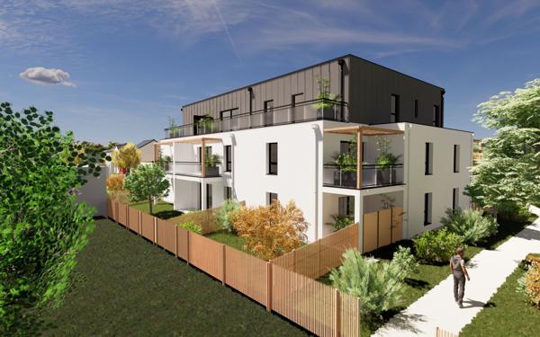 Appartement à vendre    4 pièces • 91,56 m2 Saint-André-des-Eaux