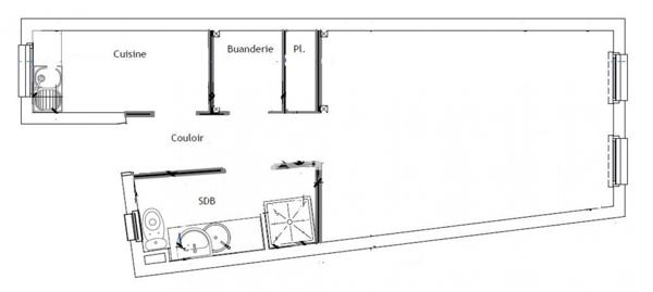 Vente appartement La rochelle, 30m² 1 pièce 147 000€ Charente-maritime