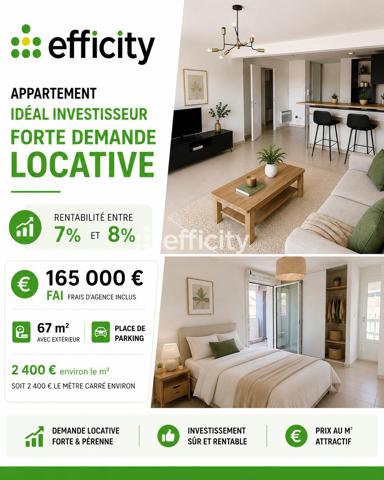Appartement
         3 pièces
        - 67 m² 165 000 € *