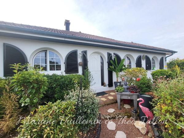 Maison 111 m² - Miserey-Salines - sous-sol complet - Terrain clôturé et arboré de 1150m²