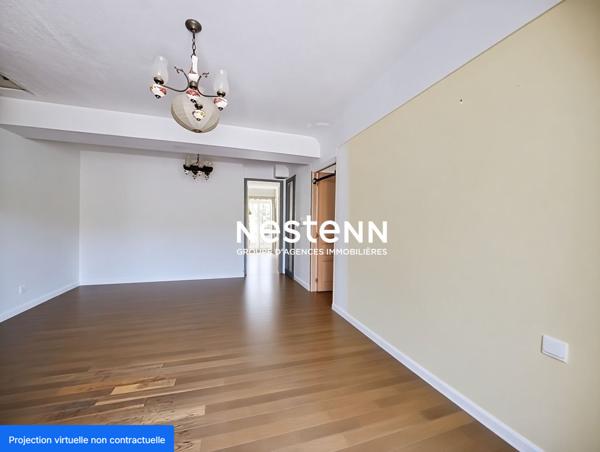 GOLFE JUAN- 55 M2- CENTRE VILLE -TRAVERSANT -SUD -1 MINUTE DE LA MER