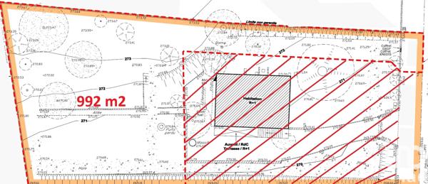 Terrain à vendre 992 m² Sainte-Foy-lès-Lyon