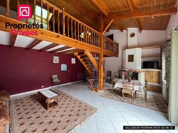 EXCLUSIVITE maison de plain-pied 3 chambres avec mezzanine, garage et jardin