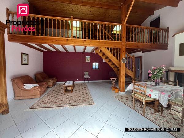 EXCLUSIVITE maison de plain-pied 3 chambres avec mezzanine, garage et jardin