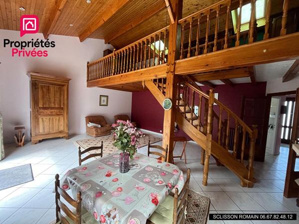 EXCLUSIVITE maison de plain-pied 3 chambres avec mezzanine, garage et jardin