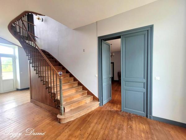 Propriété à vendre 14 pièces SAINT JEAN D'ANGELY (17) - Ancien domaine viticole, Bâti de 940 m2, Maison de maître, Dépendances.