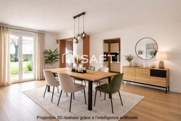 Plain-pied trois chambres