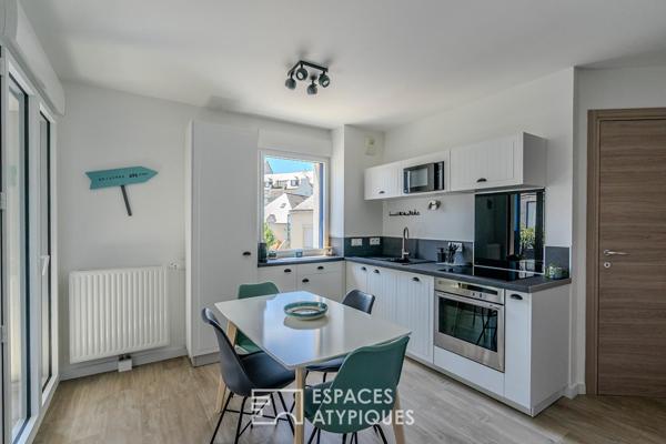 Appartement 2 pièces contemporain avec terrasse dinatoire plein coeur du Pouliguen