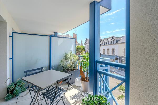 Appartement 2 pièces contemporain avec terrasse dinatoire plein coeur du Pouliguen