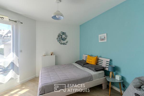 Appartement 2 pièces contemporain avec terrasse dinatoire plein coeur du Pouliguen