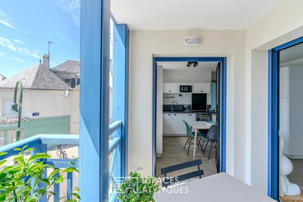 Appartement 2 pièces contemporain avec terrasse dinatoire plein coeur du Pouliguen