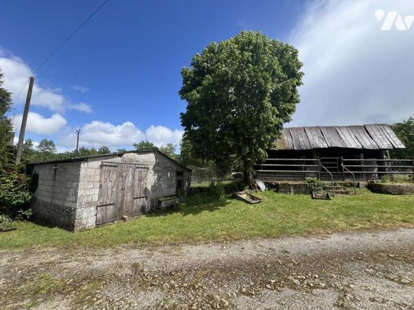COUTERNE, a 3 min de BAGNOLES DE L’ORNE, longère à rénover sur terrain d'1ha