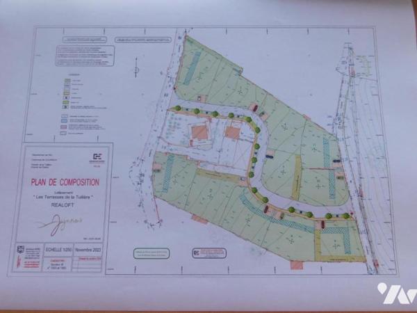 Terrain viabilisé 656 m² - Vue dégagée