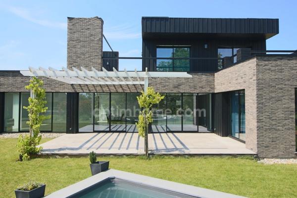 Templeuve-en-Pévèle – Maison cubique récente de 175 m² – Semi plain pied – Prestations haut de gamme