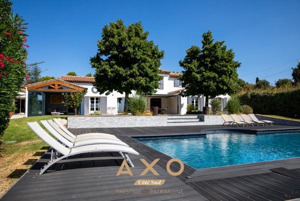 EXCLUSIVITE - AIX EN PROVENCE - SET CLUB - MAISON T8 260M2 ET T2 40M2 - VUE -  TERRAIN 4000M2 - 2 495 000 Euros