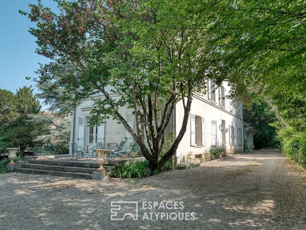 Maison de maître avec jardin d’exception en centre-ville
