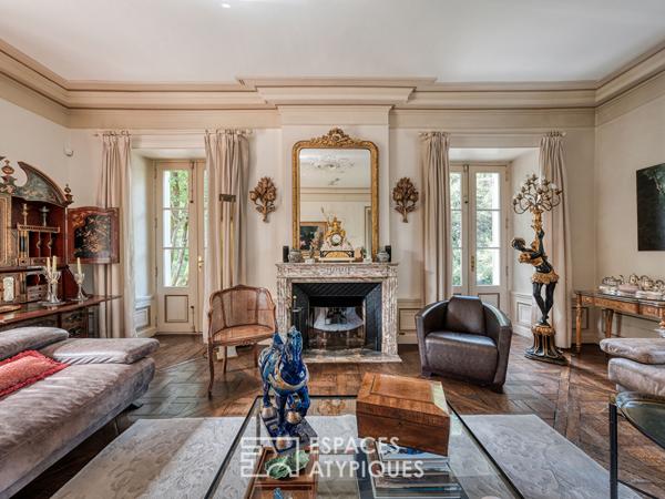 Maison de maître avec jardin d’exception en centre-ville