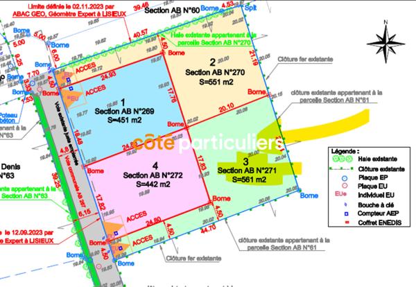 Vente Terrain561 m² - MEZIDON VALLEE D AUGE (14270)