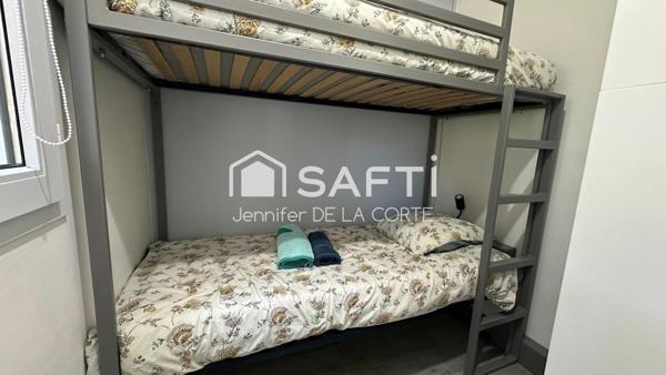 Bel appartement entièrement rénové à 350 mètres de la plage