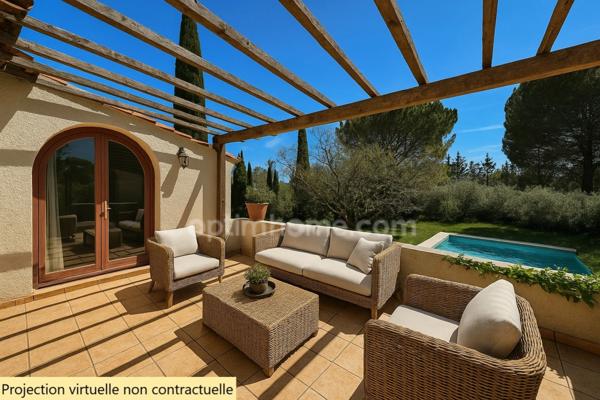 LUNEL (34400) – PROPRIÉTÉ DE CARACTÈRE – PISCINE – T2 INDÉPENDANT – TERRAIN 2 HECTARES – CALME – EXPOSITION SUD – NATURE