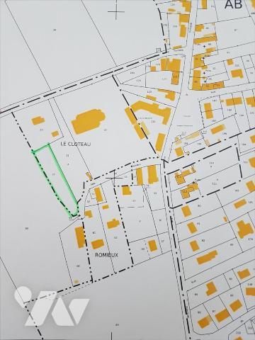 VILLAINES/MALICORNE, Terrain à bâtir de 1.480 m²
