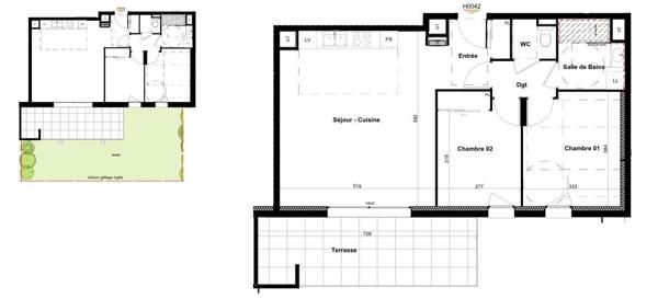 Appartement à vendre 3 pièces 66 m² Meylan