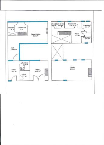 À Vendre – SAINTE-MARINE Village (FINISTERE SUD) - MAISON D’ARCHITECTE 242 m2 Carrez + PLATEAU 82 m2 à aménager - 400 m2 VEGETALISES– GARAGE/ATELIER 40m2- MER A 600m - DPE C – 980 000 € FAI