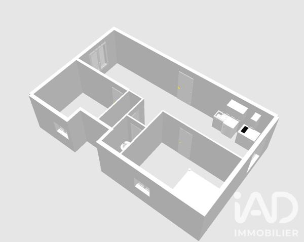 Appartement à vendre 3 pièces 50,1 m² Allevard