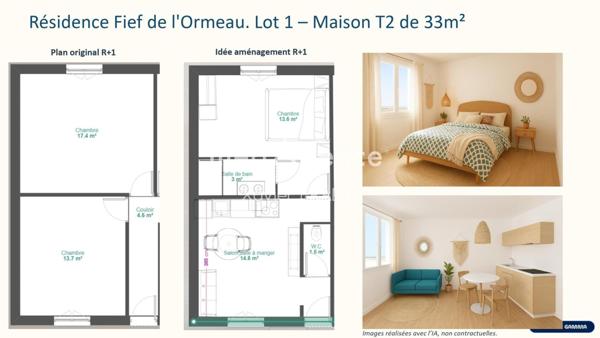 Appartement à Saint-Gilles-Croix-de-Vie, 85800 - 2 pièces 33m²