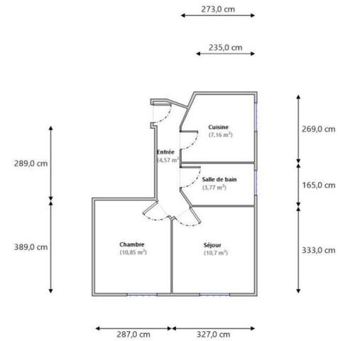 Primerose/Parc Impérial - 2 pièces
