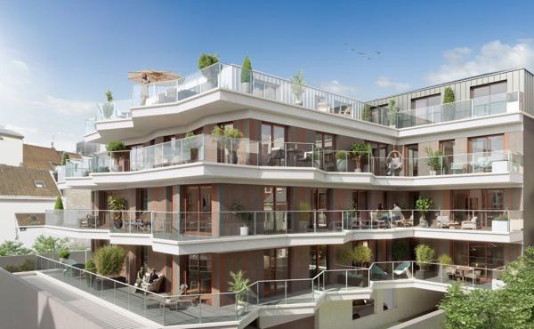 Appartement Le Touquet Paris Plage 3 pièces 77.10 m² + terrasses 56.46 m²