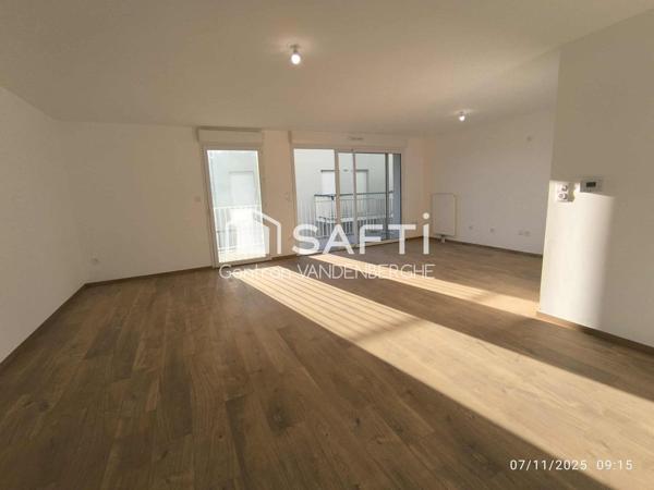 T4 de 96 m² avec Grand Balcon Sud, Proche Arras !