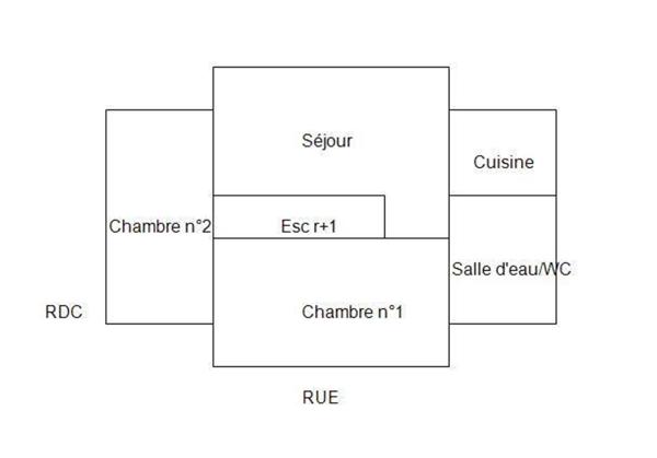 Appartement rénové 3 pièces 57.22 m2 - Bully Les Mines