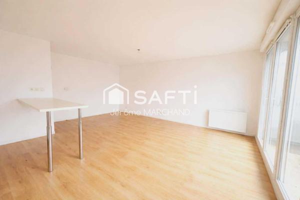 Appartement T3 65m² proche gare  + parking + cave + balcon