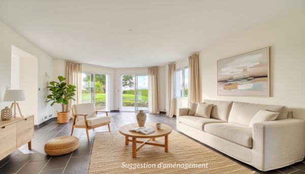 Maison familiale, 4 chambres, vue dégagée, grand jardin, (22300)Ploulec'h