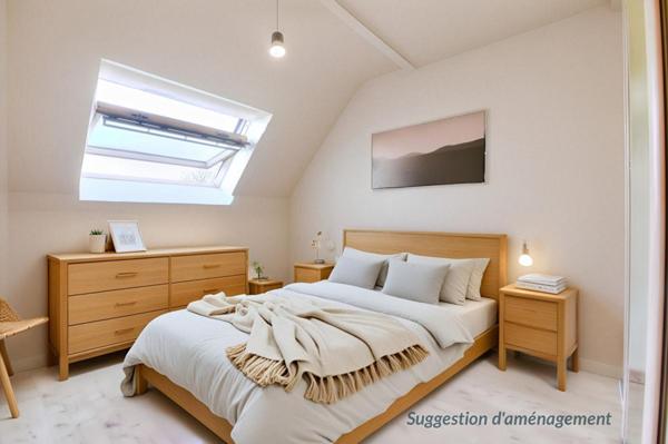 Maison familiale, 4 chambres, vue dégagée, grand jardin, (22300)Ploulec'h