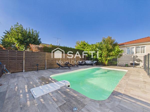 PAVILLON 139 M² – 5 CHAMBRES – PISCINE – QUARTIER RÉSIDENTIEL CALME À GRAY