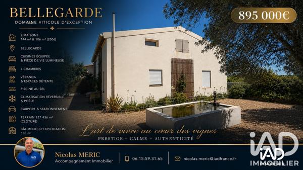 Maison à vendre 11 pièces 250 m² Montfrin