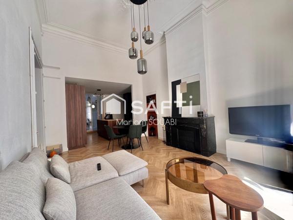 Appartement 92m2 , Balcon, Patio