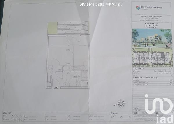 Appartement à vendre 1 pièce 28 m² Bois-d'Arcy